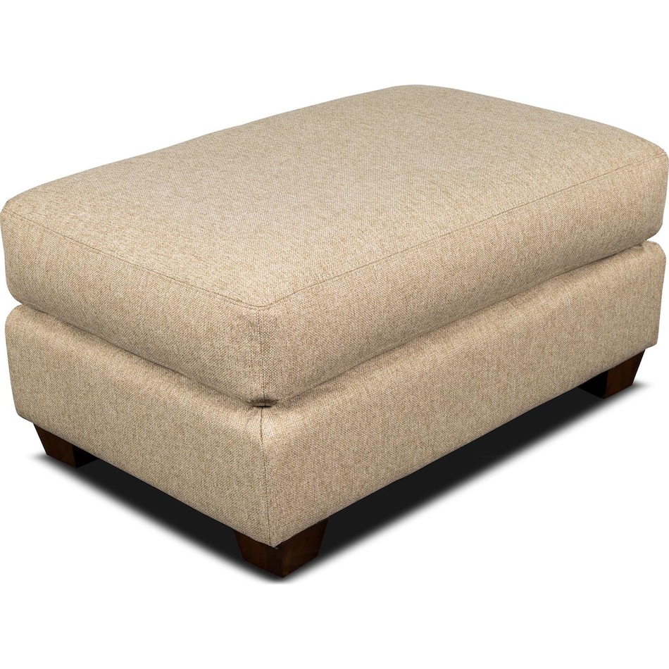 wilmette collection beige ottoman   