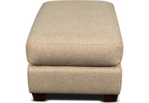 wilmette collection beige ottoman   