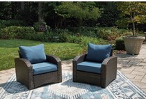 windglow blue chair   