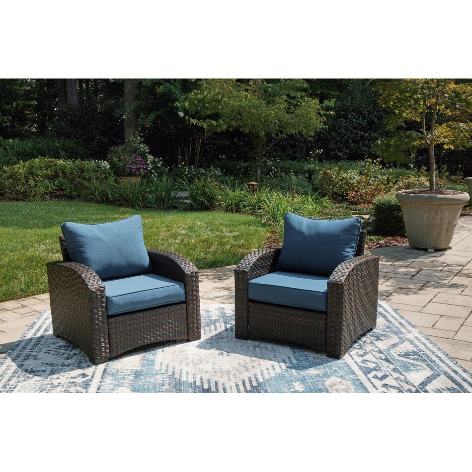 windglow blue chair   