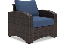 windglow blue chair   
