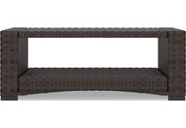 windglow brown cocktail table   