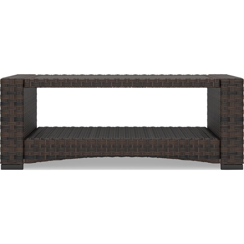 windglow brown cocktail table   