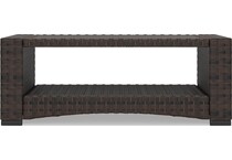 windglow brown cocktail table   