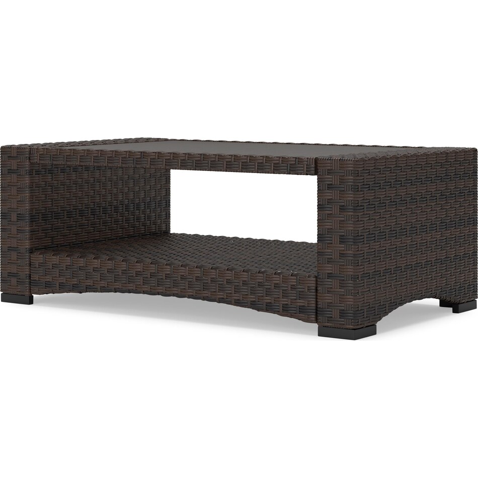 windglow brown cocktail table   