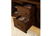 windthrop burnished ash console   
