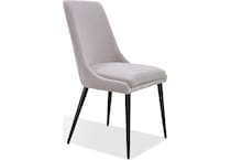 winny grey side chair   