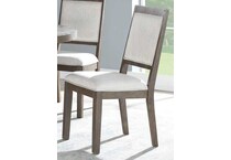 wisteria  washed grey oak side chair   
