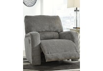 wittlich grey swivel glider recliner   