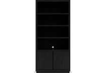 woodmere ebony bookcase   
