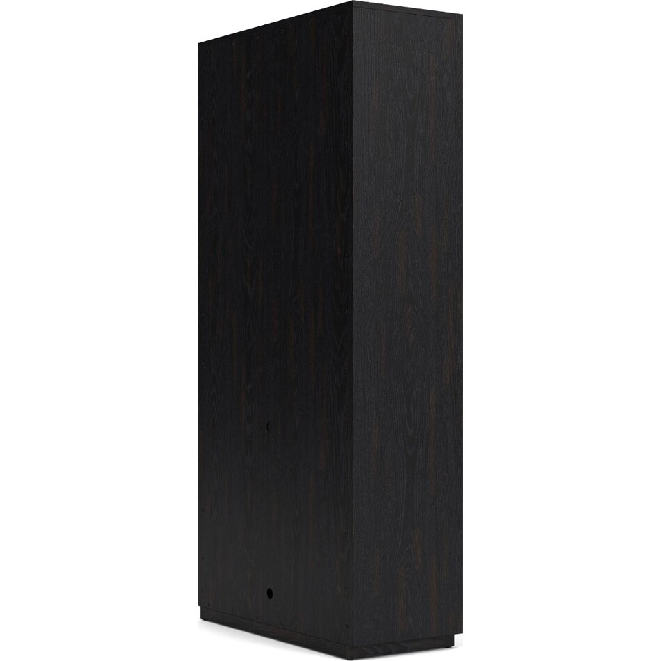 woodmere ebony bookcase   
