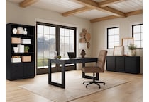 woodmere ebony credenza   