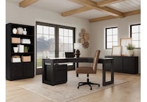 woodmere ebony file cabinet   