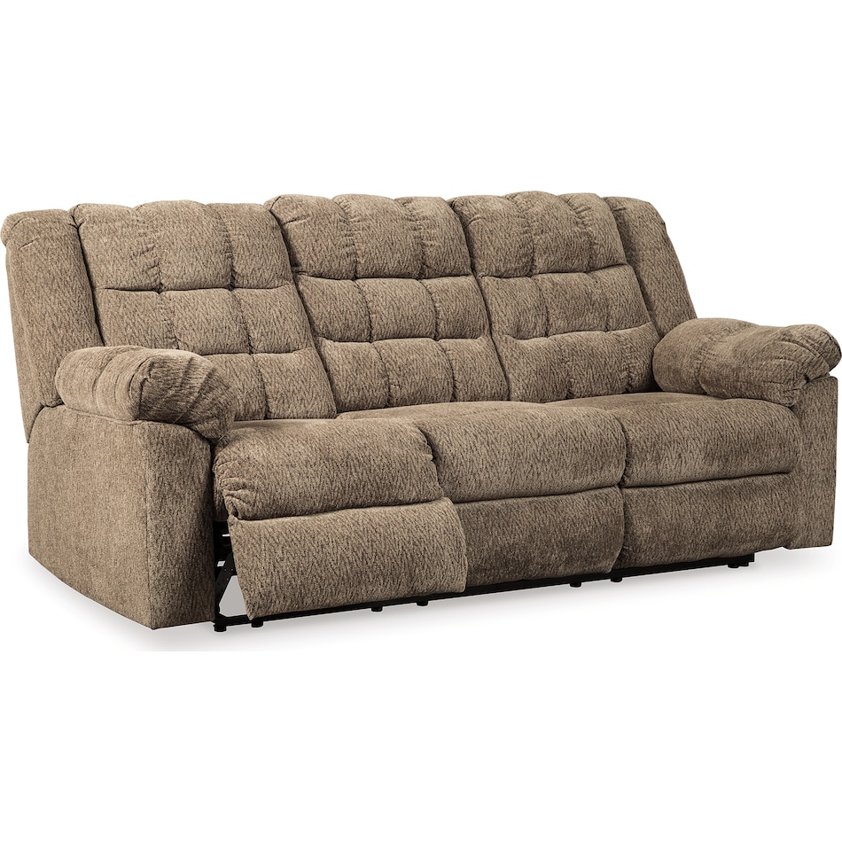 workhorse cocoa reclining sofa   