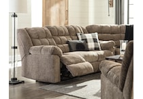 workhorse cocoa reclining sofa   