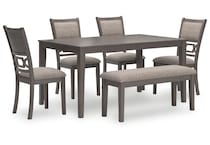 wrenning grey dining set   