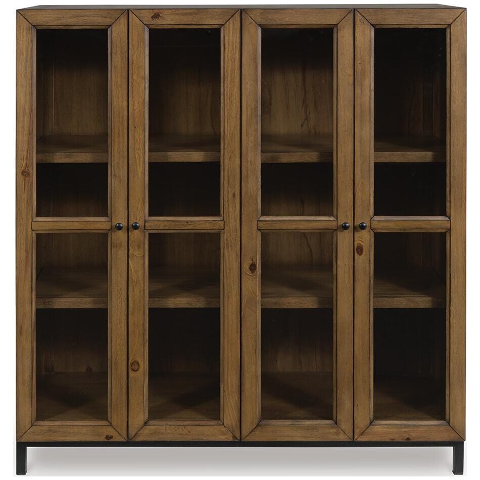 wrenridge gray brown accent cabinet   
