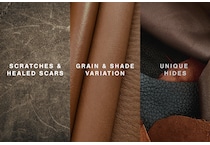 wurstrow umber power leather reclining sofa   