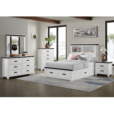 WYATT TWIN STORAGE BED