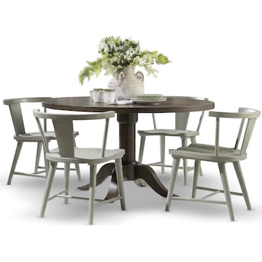 XXX'S & OOO'S 5-PC DINING SET