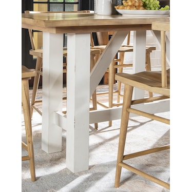 XXX & OOO's 5-PIECE COUNTER HEIGHT DINING SET