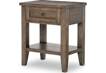 xxxs & ooos cocoa nightstand   