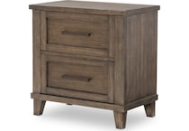 xxxs & ooos cocoa nightstand   