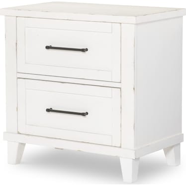 XXX & OOO'S 2-DRAWER NIGHTSTAND