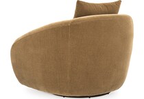 yahya camel accent chair   