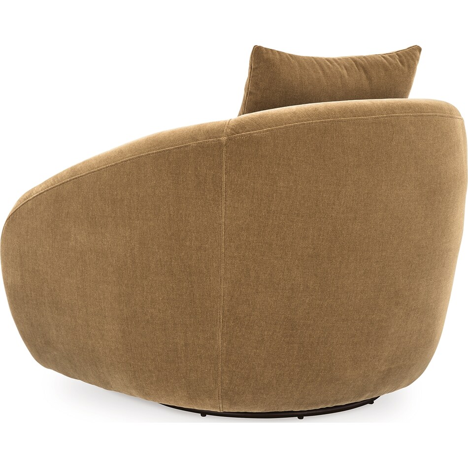 yahya camel accent chair   
