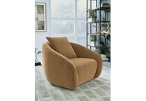 yahya camel accent chair   