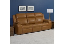 zadie brown power leather reclining sofa   