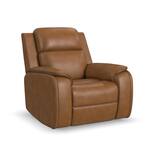 zadie camel power leather recliner   