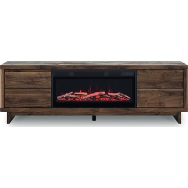 ZADILYN TV STAND WITH FIREPLACE