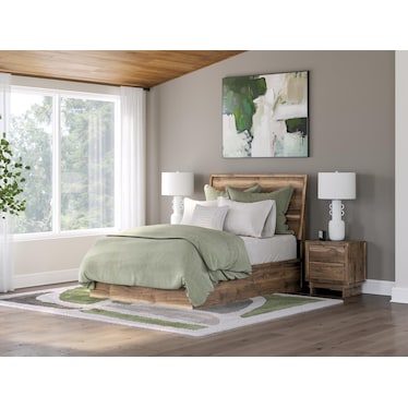 ZADILYN FULL PANEL BED