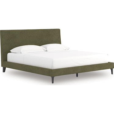 ZADILYN CALIFORNIA KING UPHOLSTERED BED WITH ROLL SLATS
