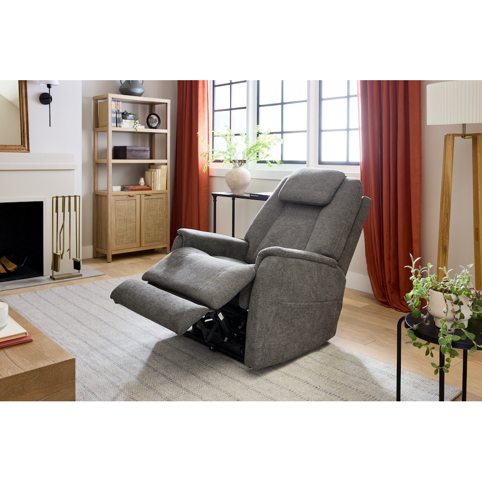 zecliner brown power rocker recliner   