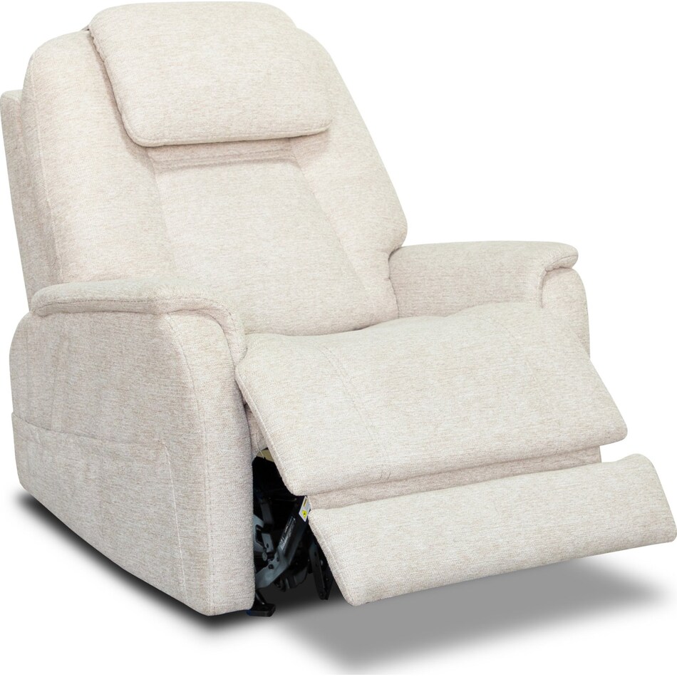 zecliner dove power rocker recliner   