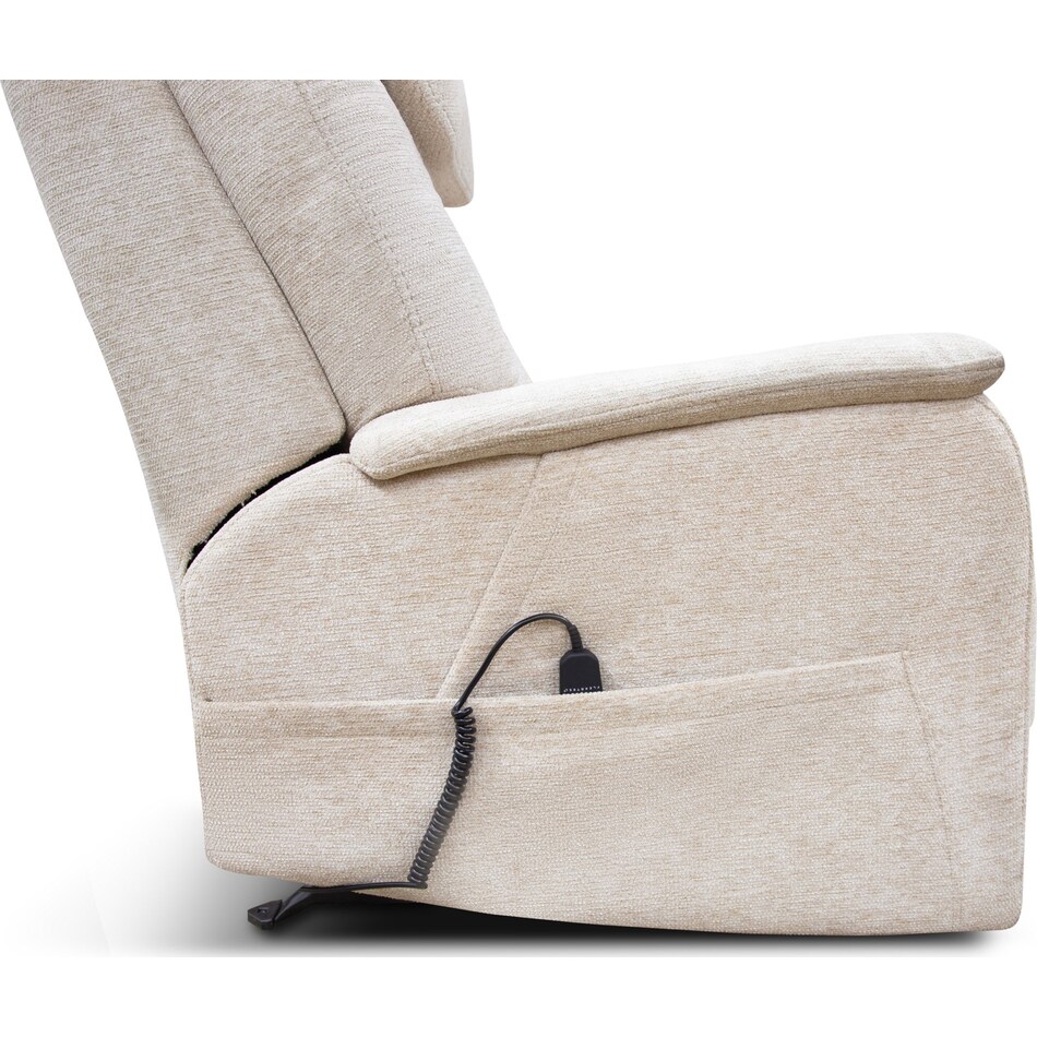 zecliner dove power rocker recliner   