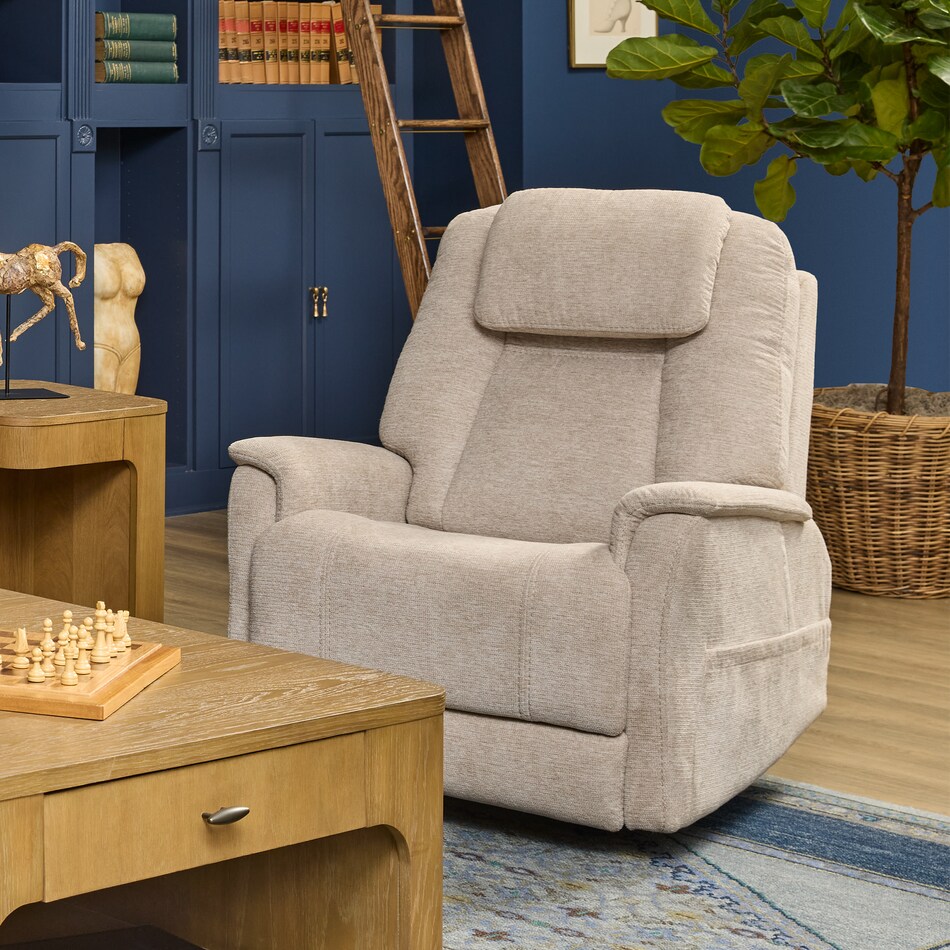 zecliner light grey lift recliner   
