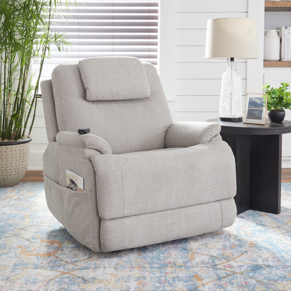zecliners grey lift recliner   