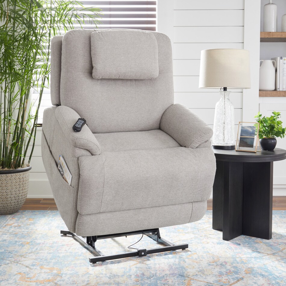 zecliners grey lift recliner   