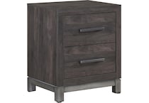 zion grey nightstand   