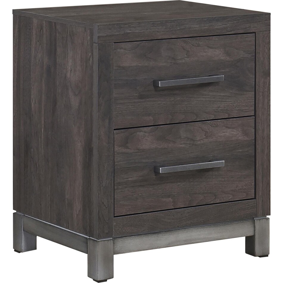 zion grey nightstand   