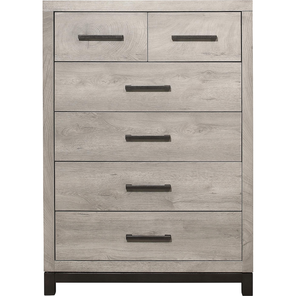 zion light grey chest   