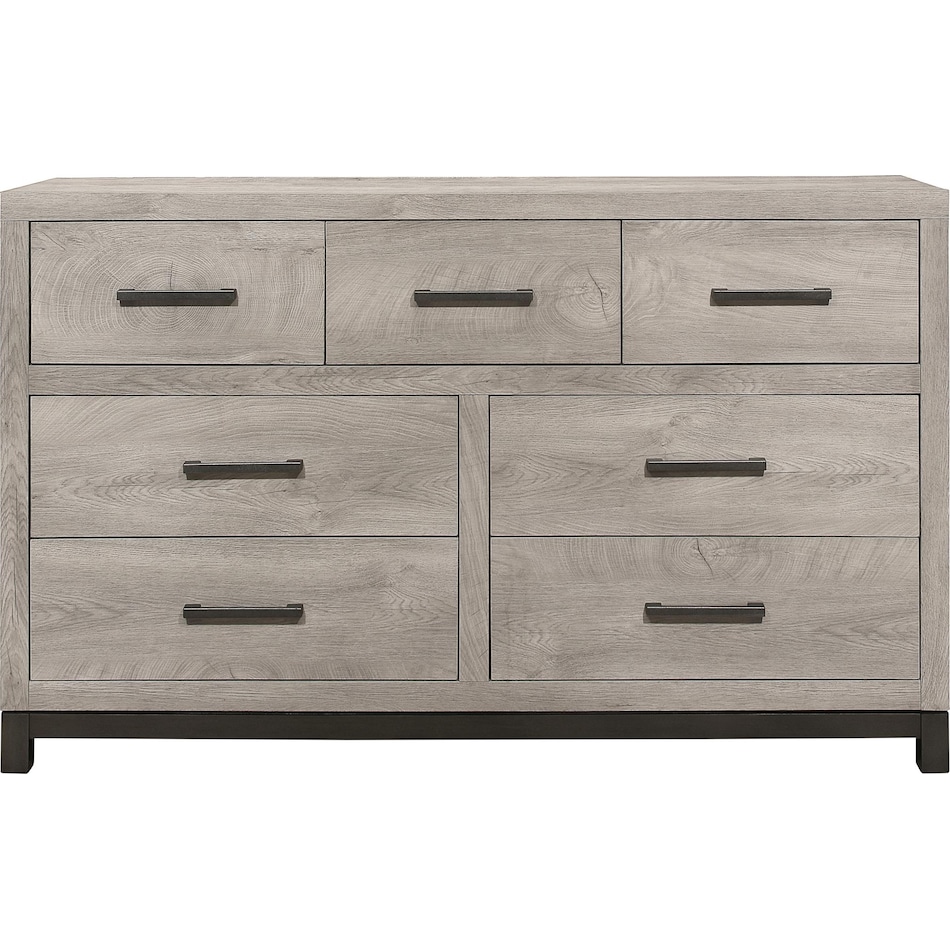 zion light grey dresser   