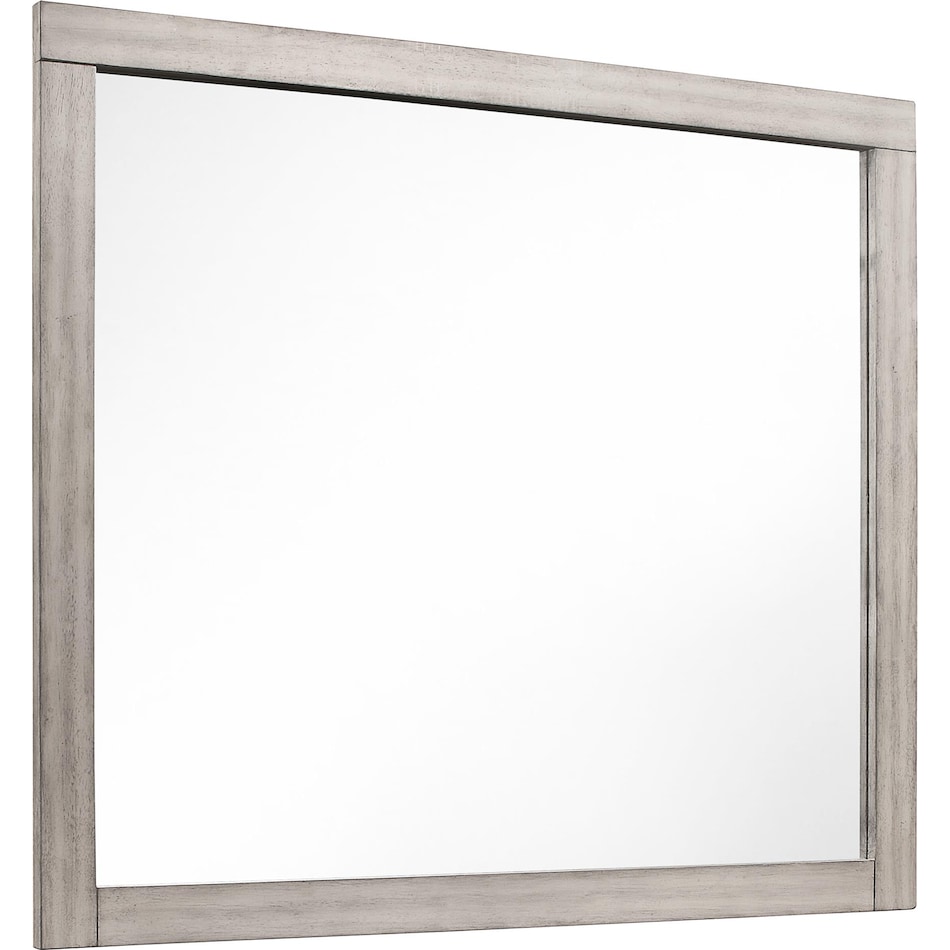 zion light grey mirror   