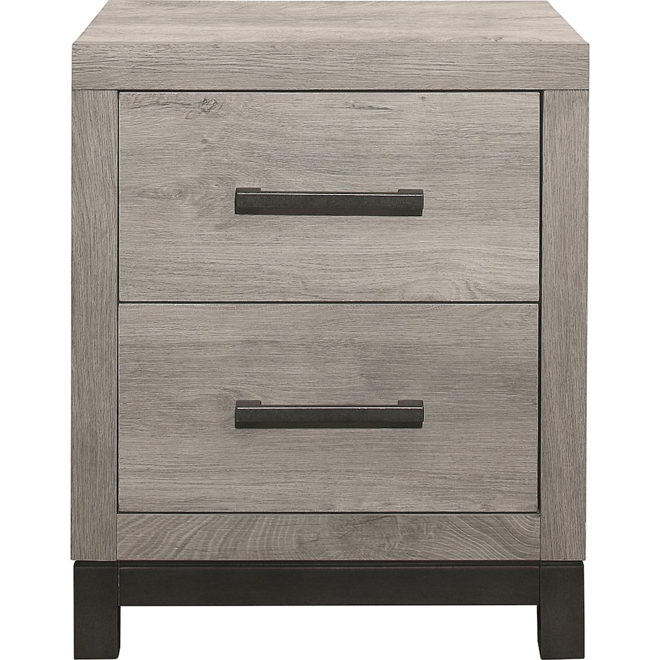 zion light grey nightstand   